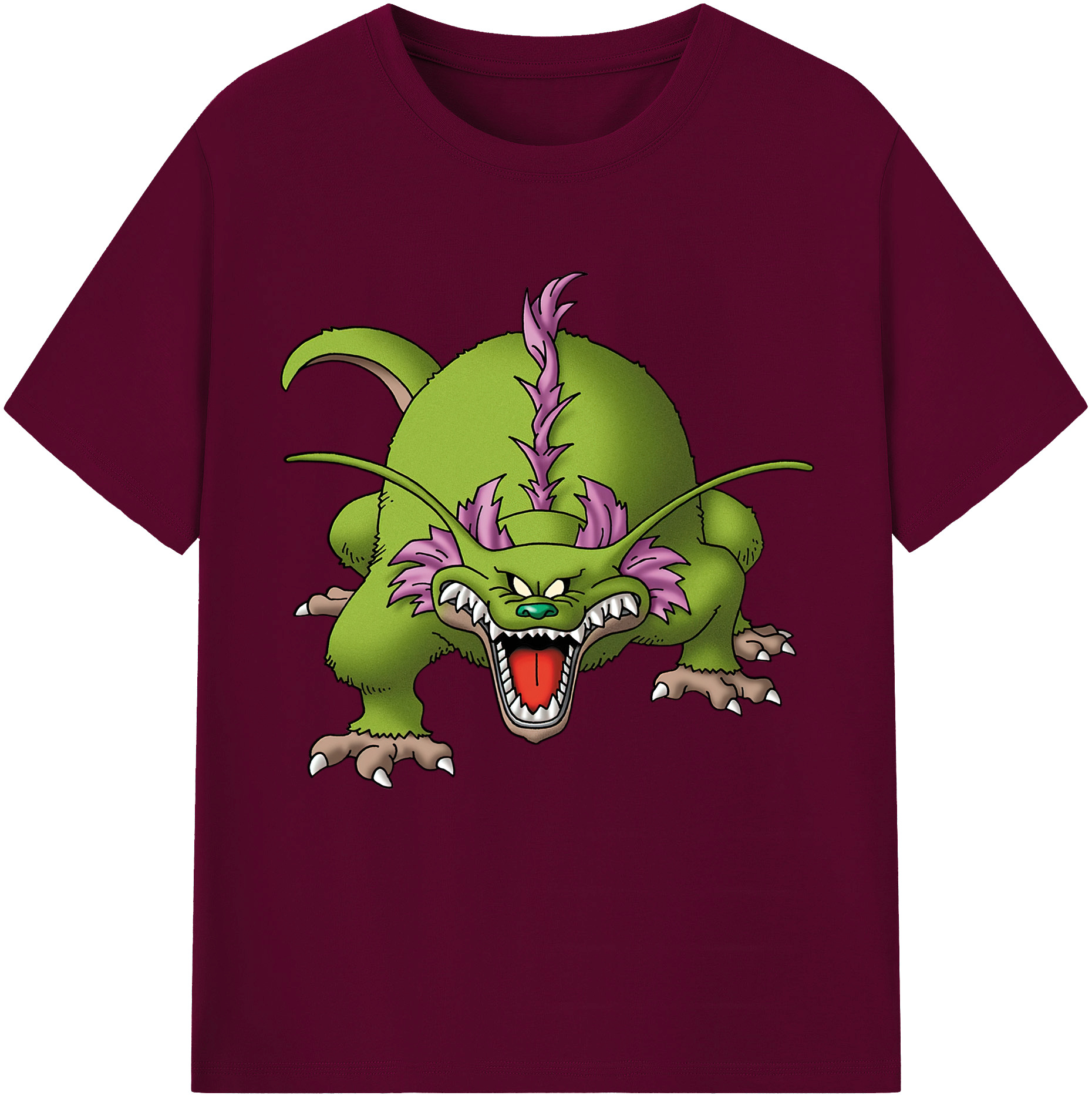 （画像用） ドラゴンクエスト Doragon Kuesuto Dragon Quest レディースカジュアルプリントTシャツ（綿100％）